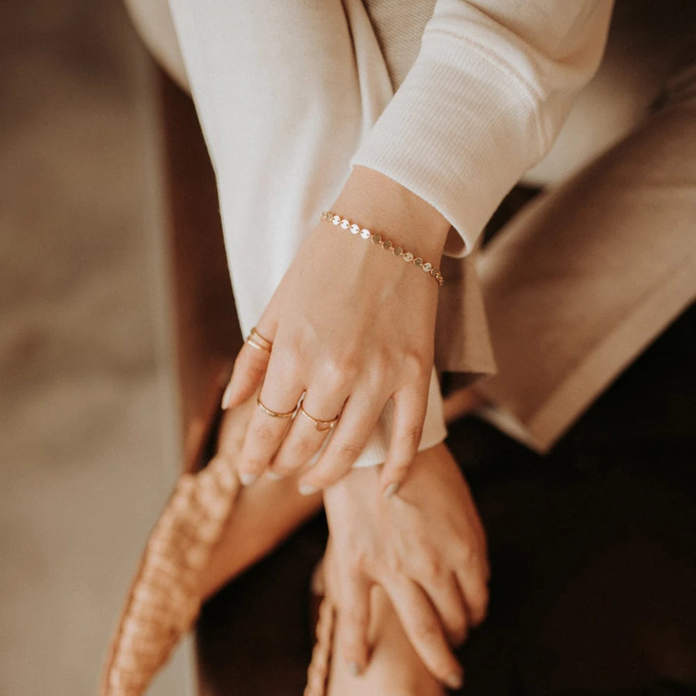 Dainty Adjustable Bracelet - Gold
