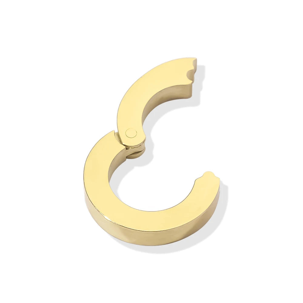 Polished Clasp Pendants - Gold