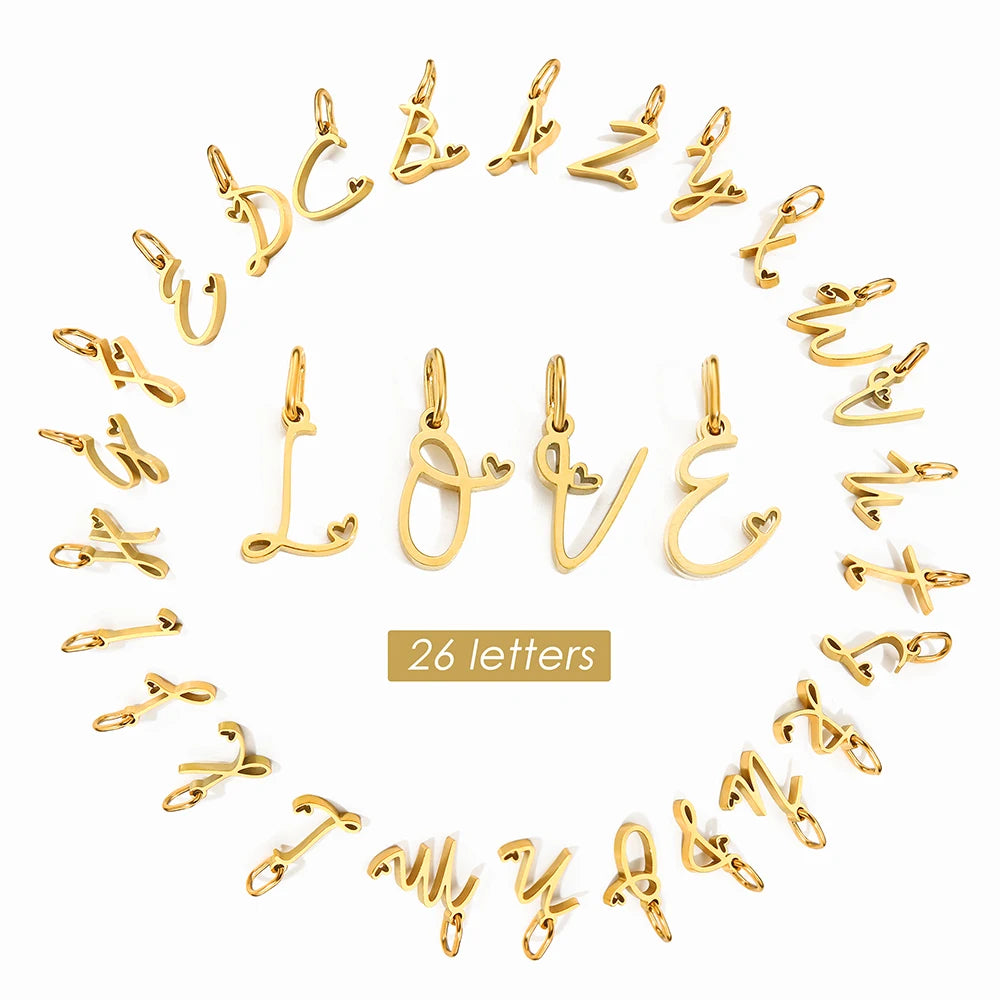 Initial Pendants - Gold
