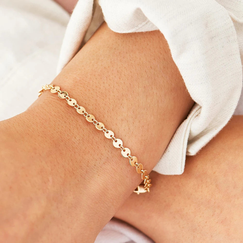 Dainty Adjustable Bracelet - Gold