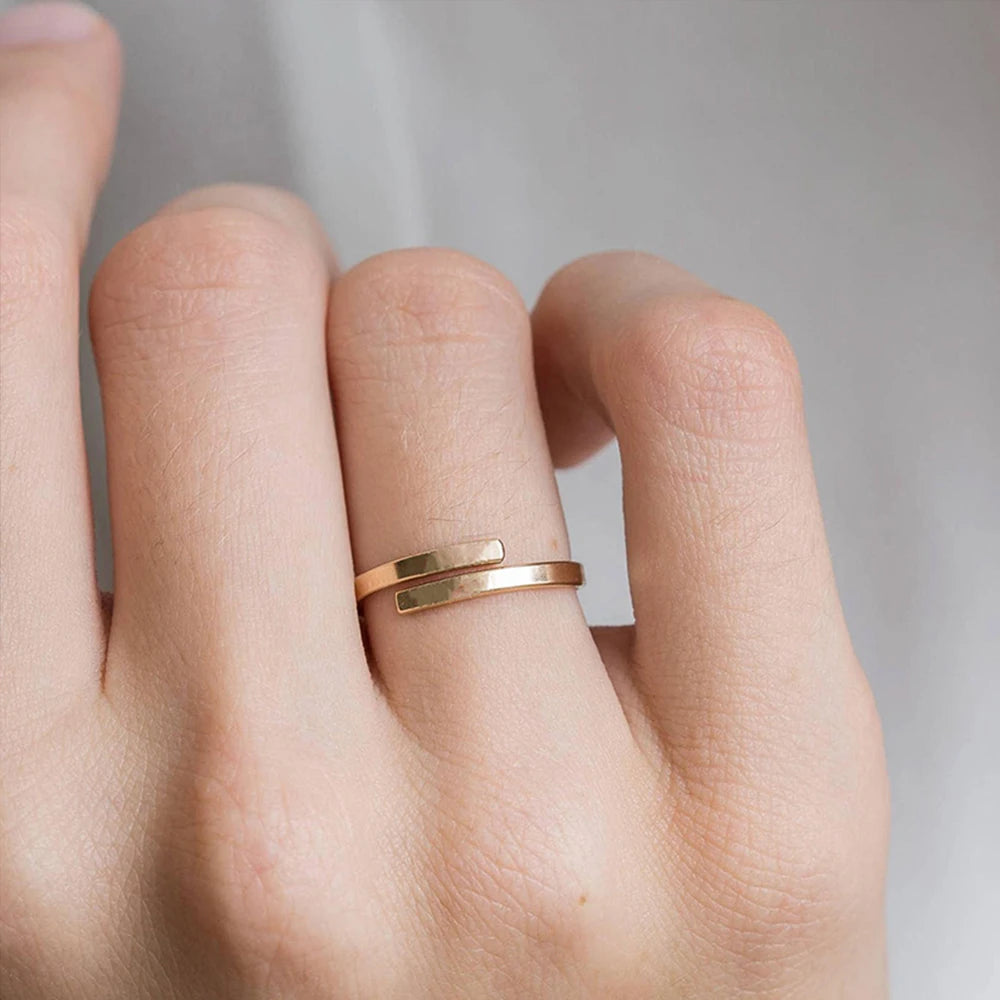 Open Minimalist Band – Gold