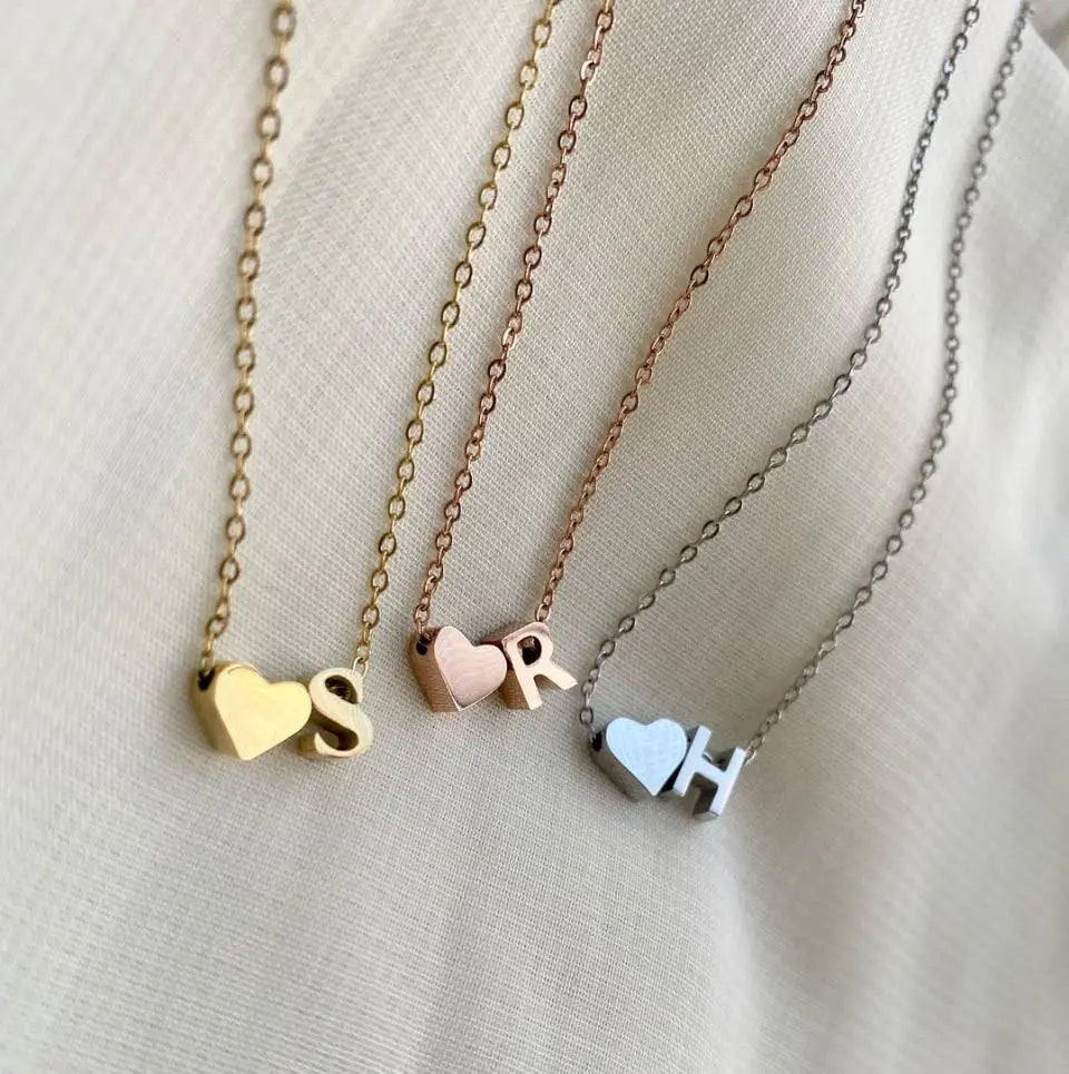 Dainty Initial DIY Necklace - Gold