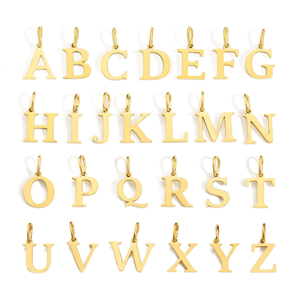 Initial Pendants - Gold