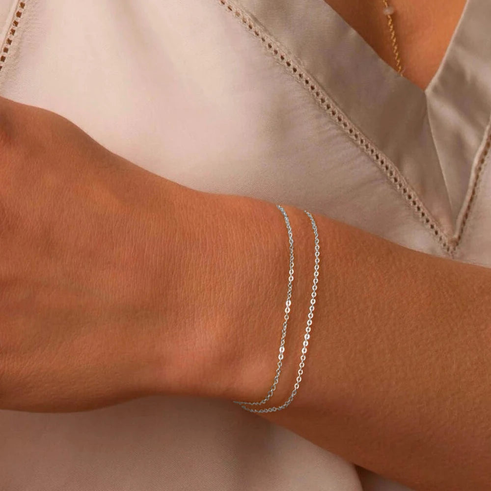 Multi-layer Thin Bracelet - Gold