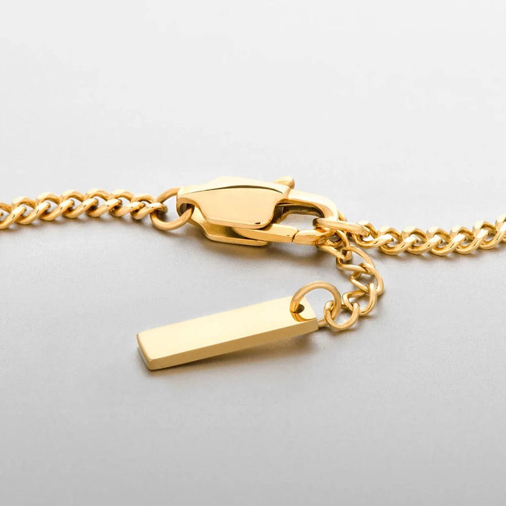 Cuban Bracelet - Gold - BRAVAN Cuban Bracelet - Gold  (Store description)