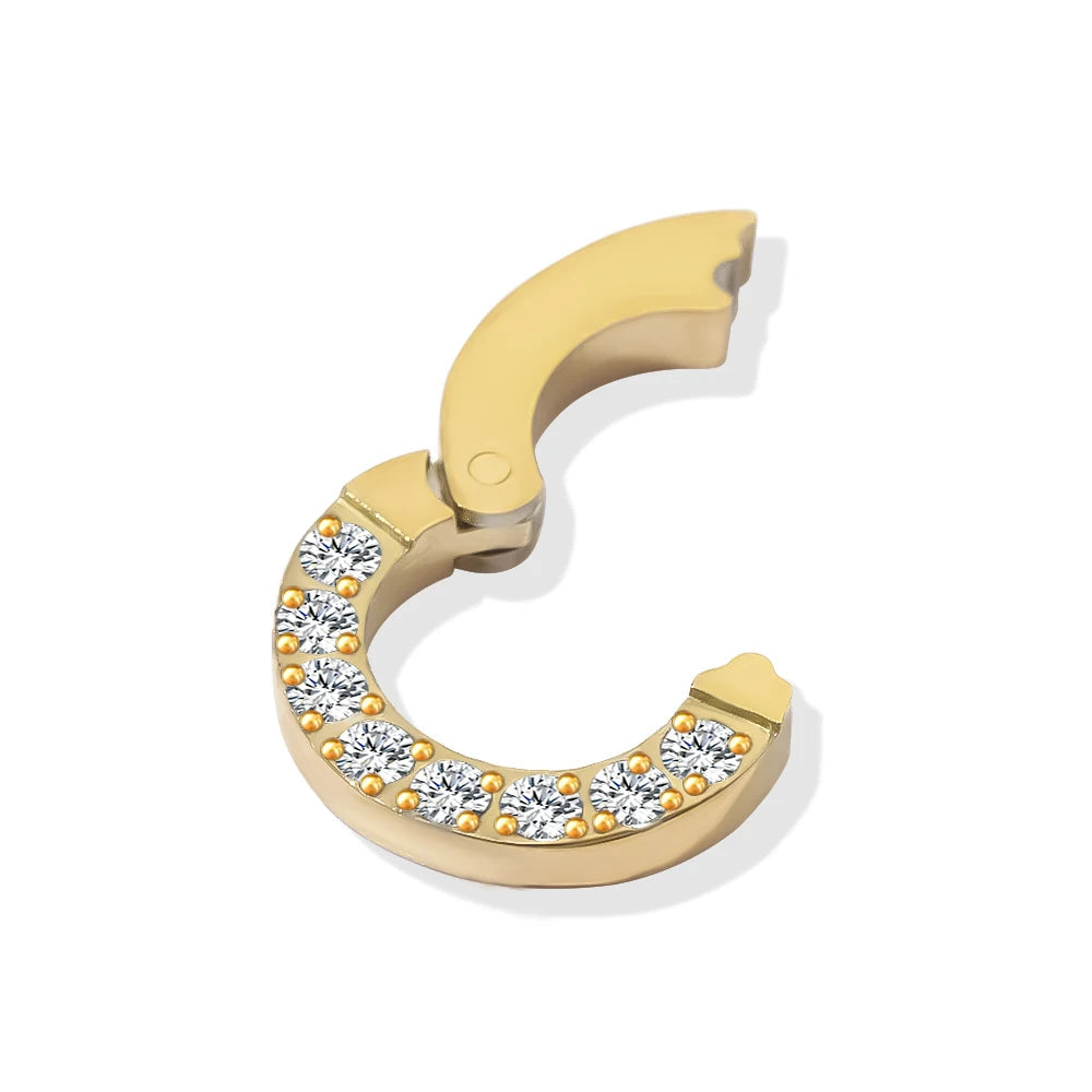 Polished Clasp Pendants - Gold