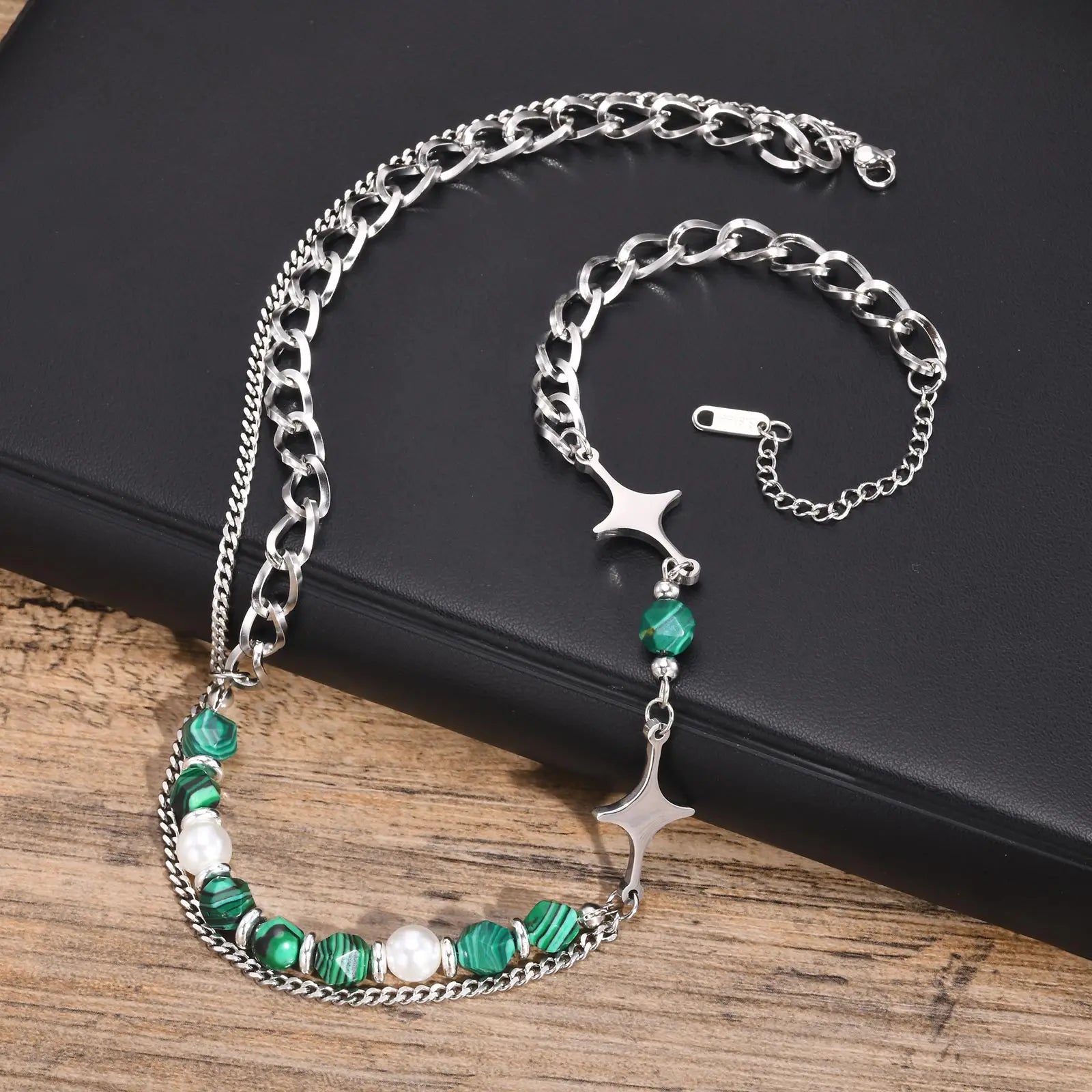 Green Gemstone Necklace
