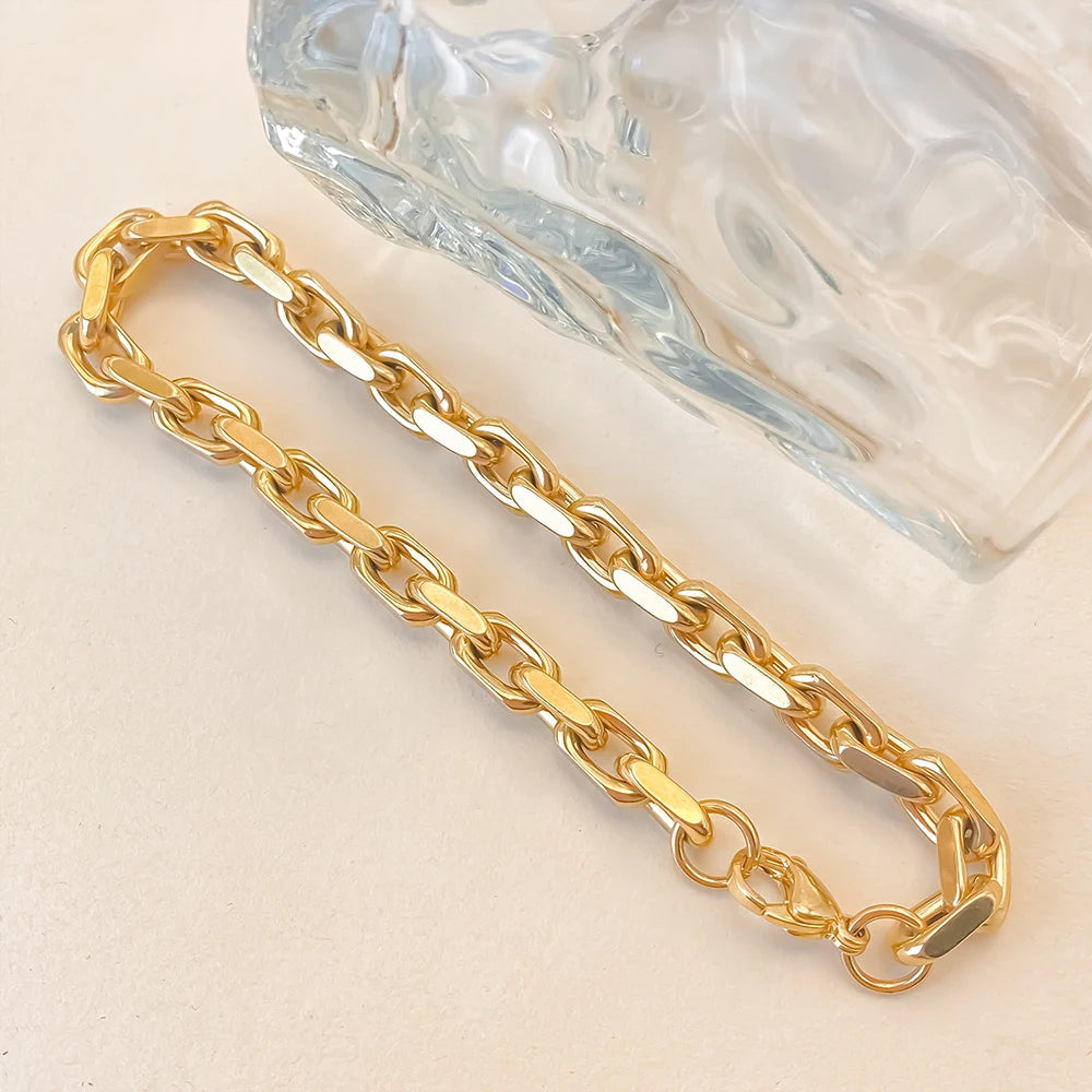 Paperclip Bracelet - Gold