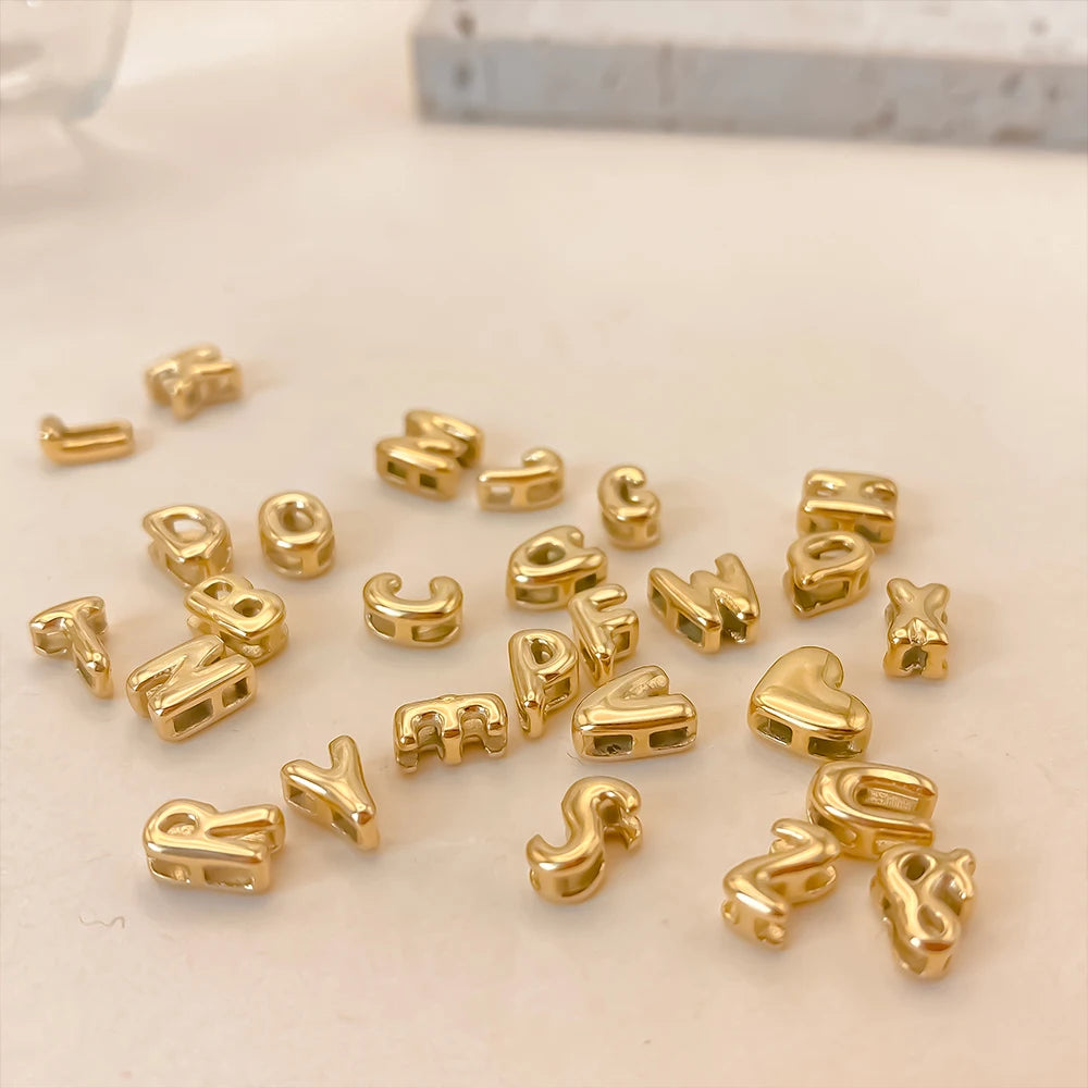 3D Bubble Letter Pendants