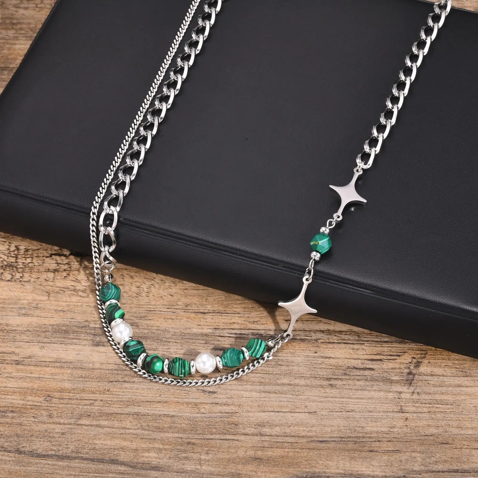Green Gemstone Necklace
