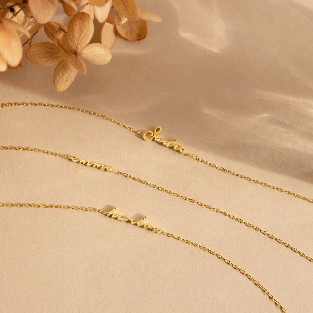 Custom Name Bracelet - Gold