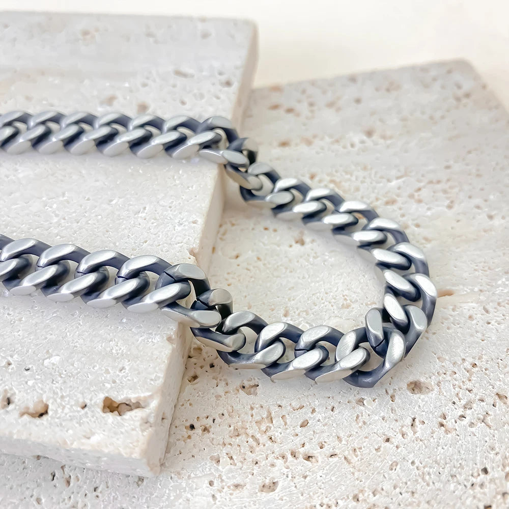 Heavy Cuban Bracelet 9MM - Silver