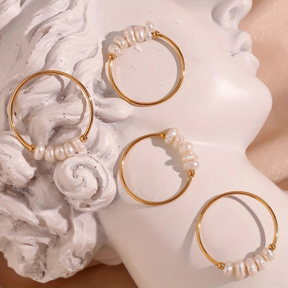Freshwater Pearl Ring - Gold