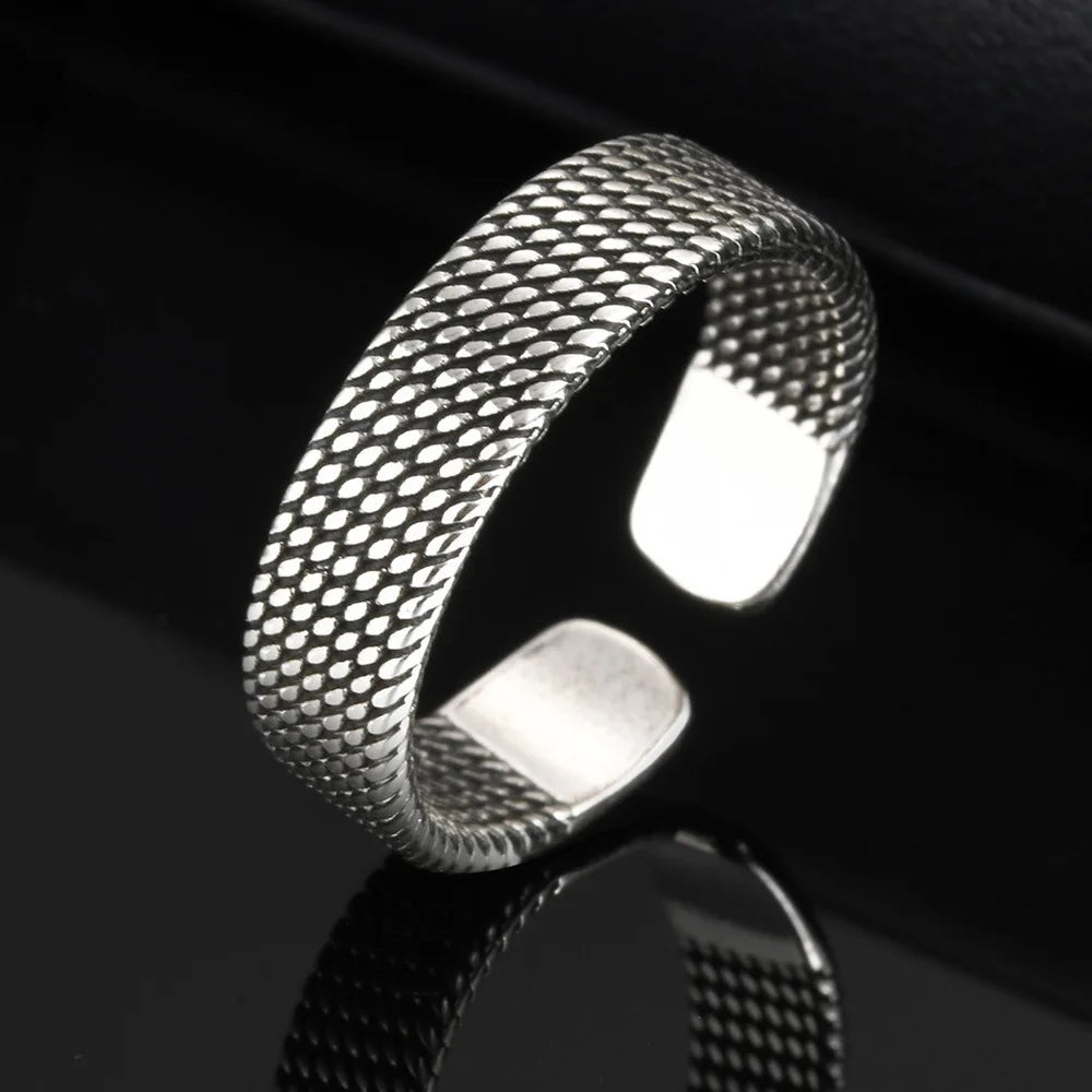 Woven Ring - Silver - BRAVAN Woven Ring - Silver  (Store description)