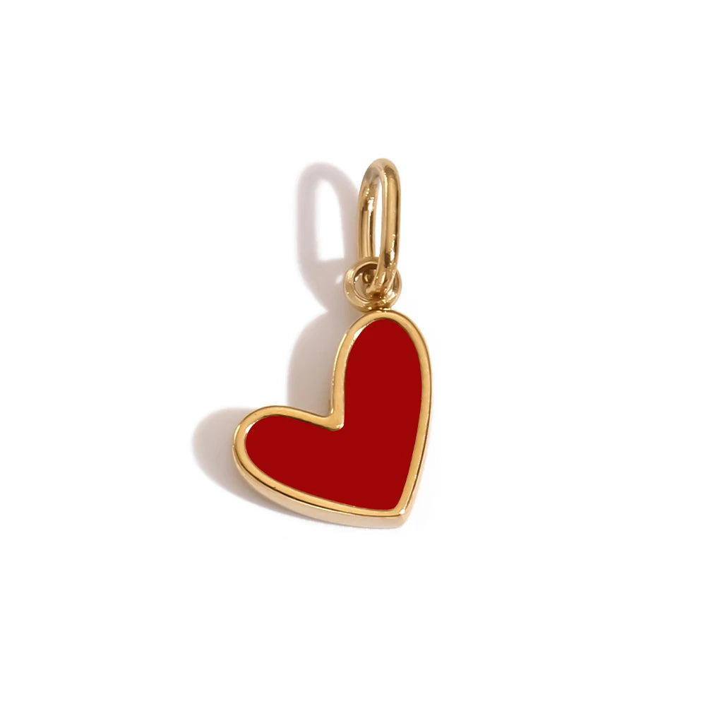 Elegant Heart Pendants - Gold