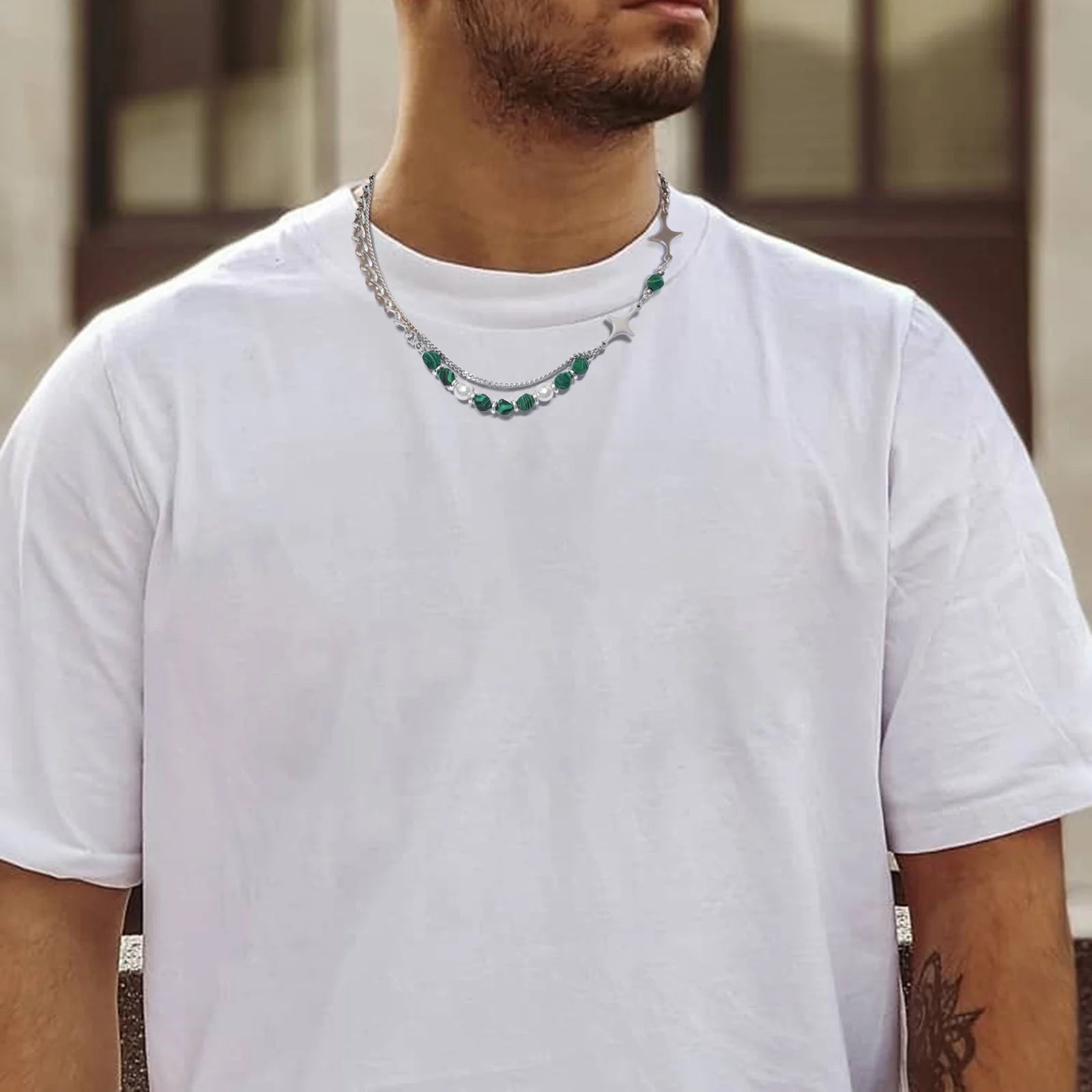 Green Gemstone Necklace
