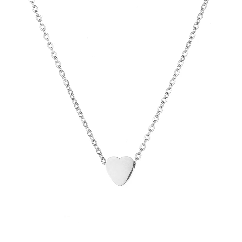 “Whisper of Love” Heart Choker - Gold