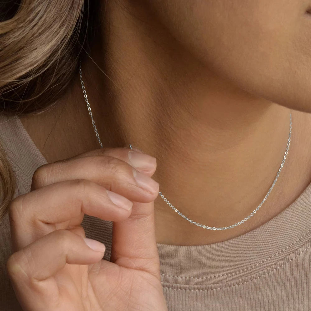 Fine Link Necklace - Gold