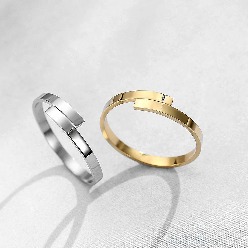 Open Minimalist Band – Gold