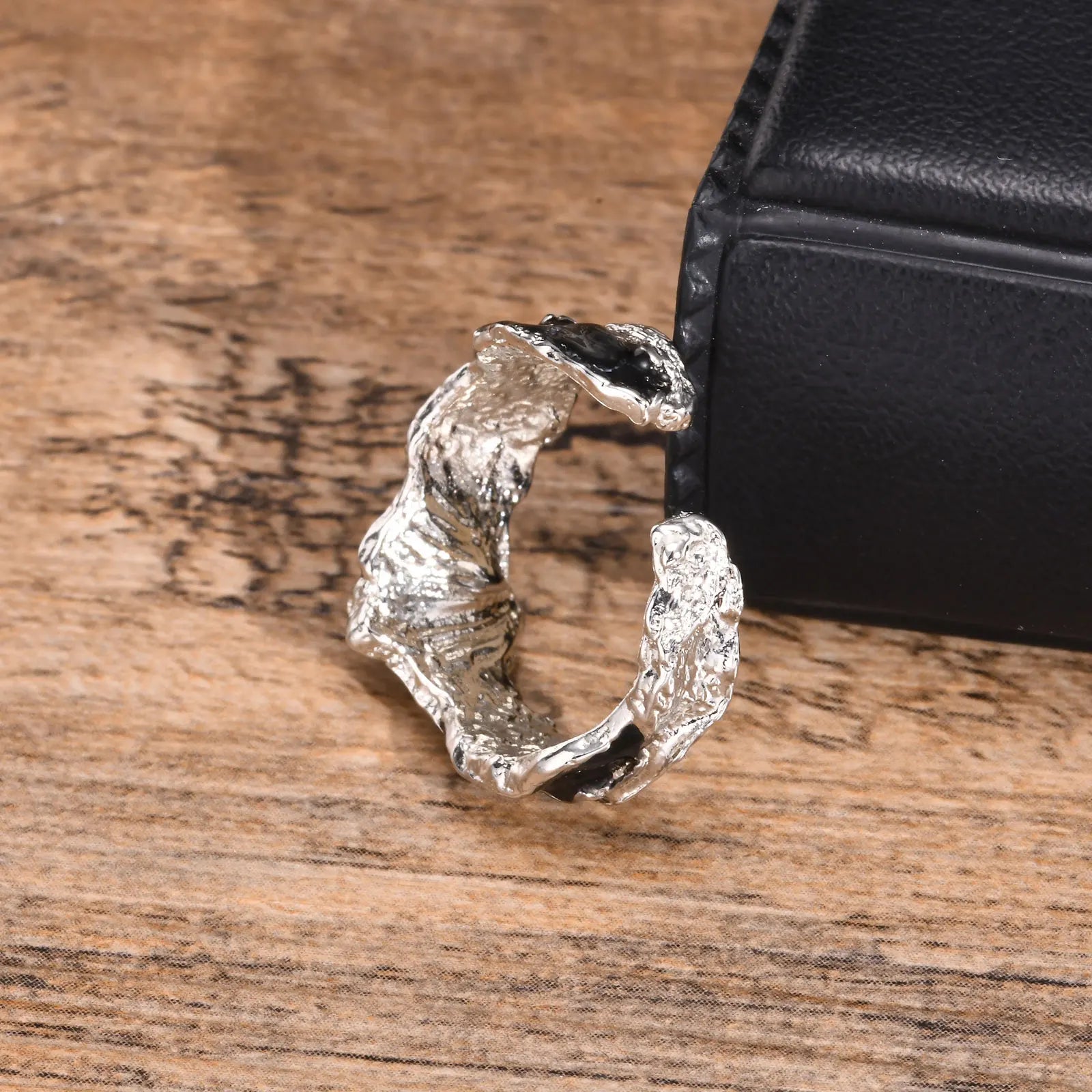 Lava Ring - Silver - BRAVAN Lava Ring - Silver  (Store description)