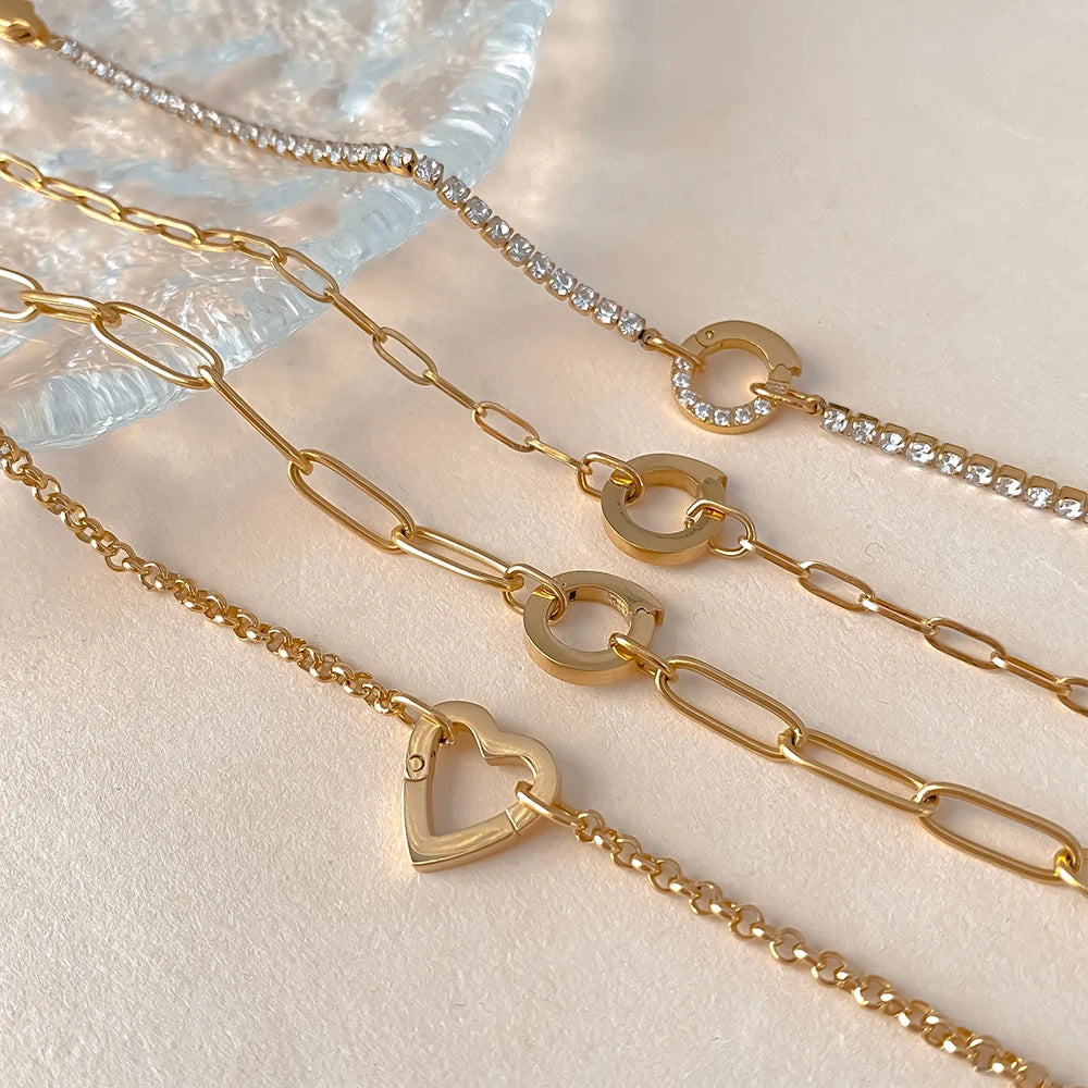Charm Pendant Bracelet - Gold