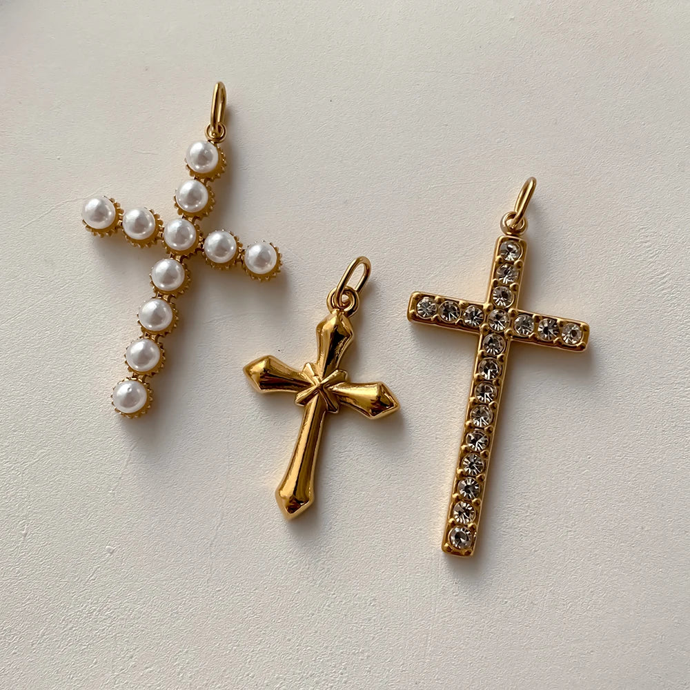 Cross Pendants - Gold