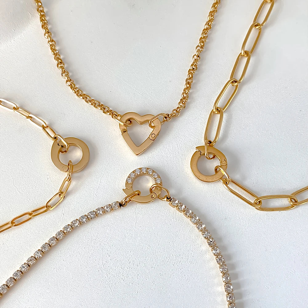 Charm Pendant Bracelet - Gold