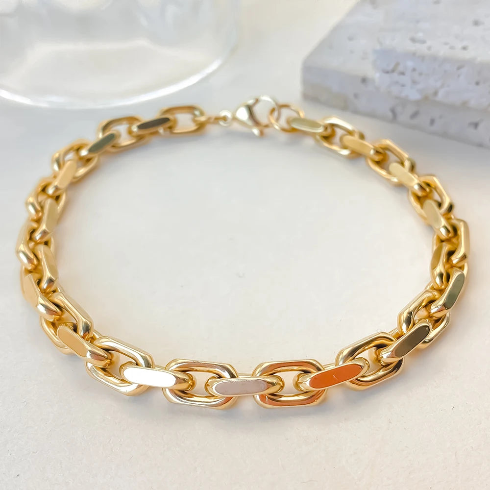 Paperclip Bracelet - Gold