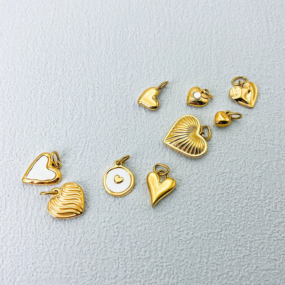 Heart Pendants -Gold