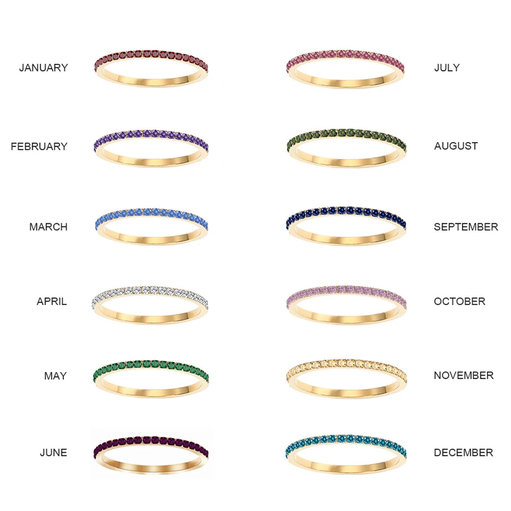 Idiétero Birthstone Ring - Gold