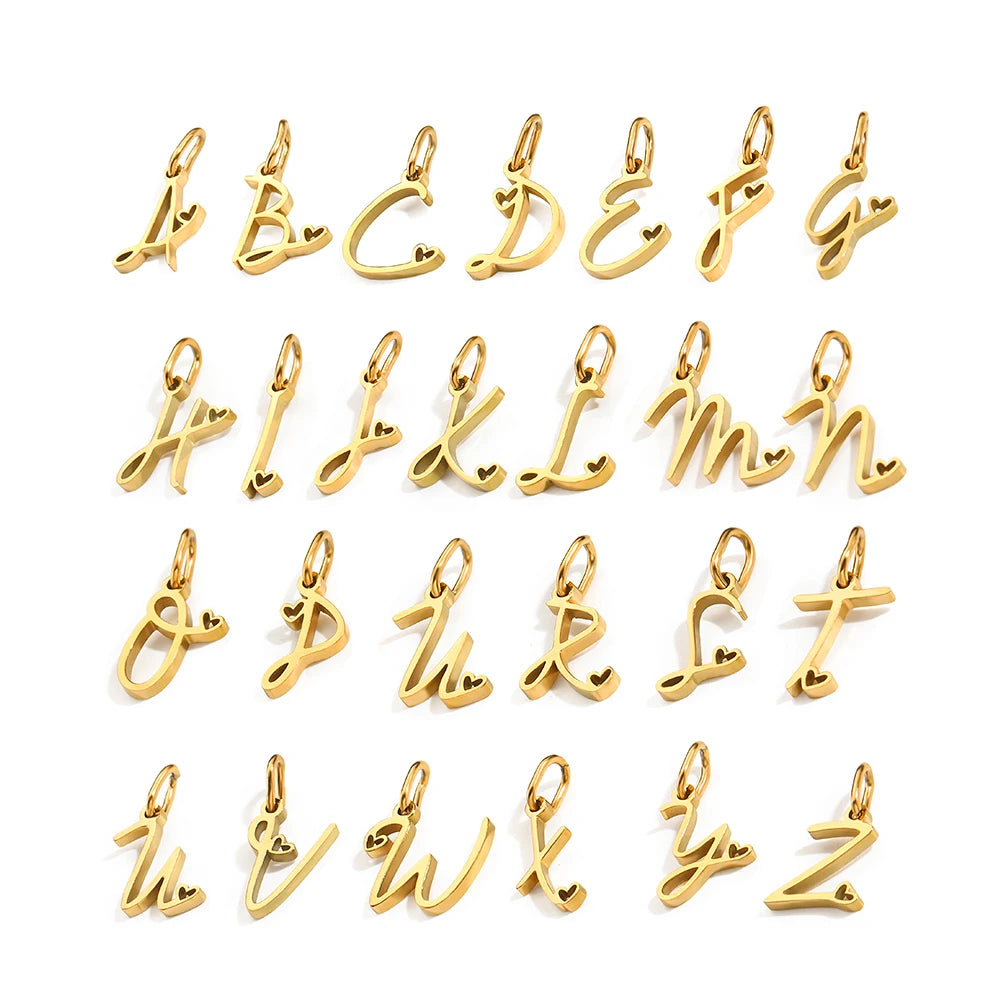 Initial Pendants - Gold