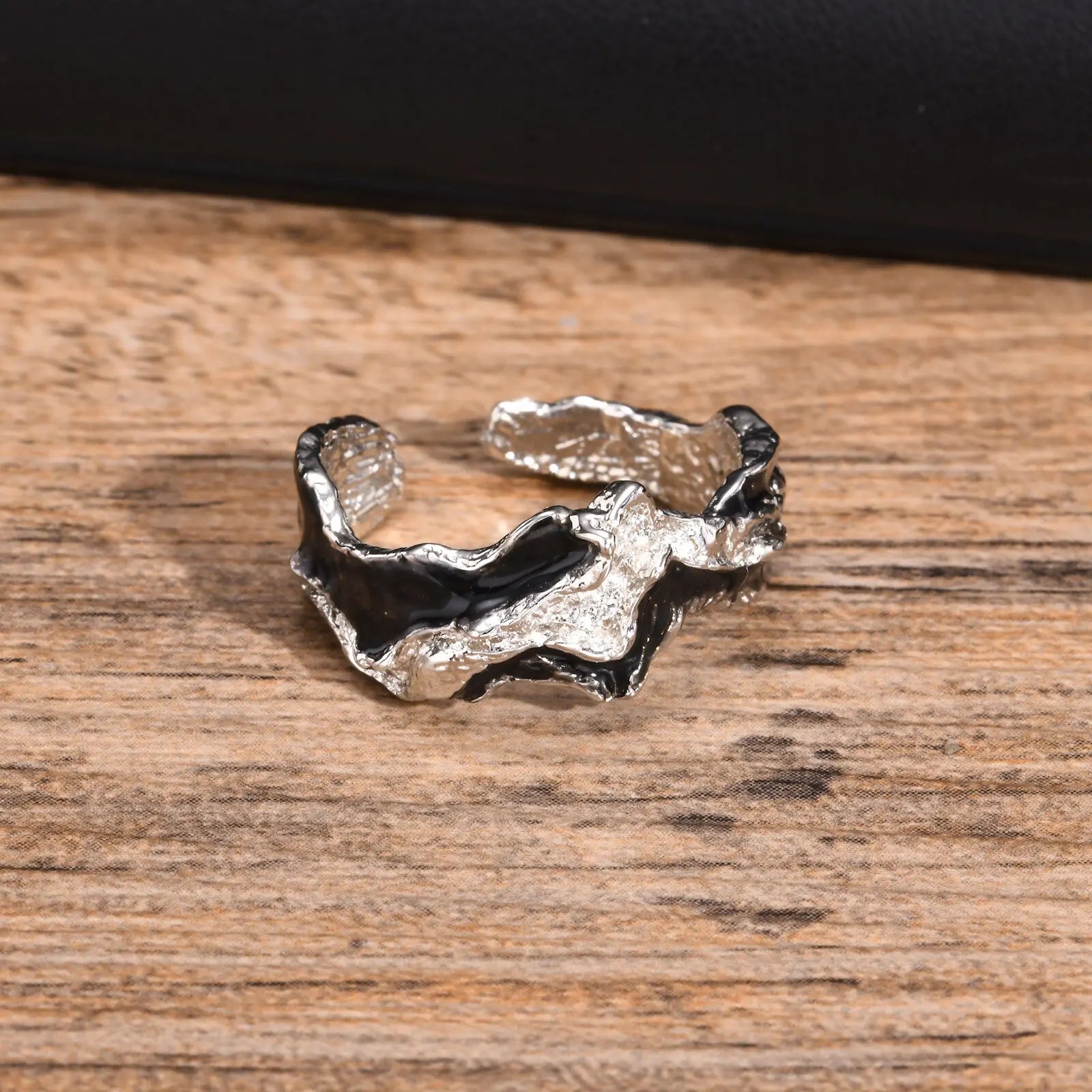 Lava Ring - Silver - BRAVAN Lava Ring - Silver  (Store description)