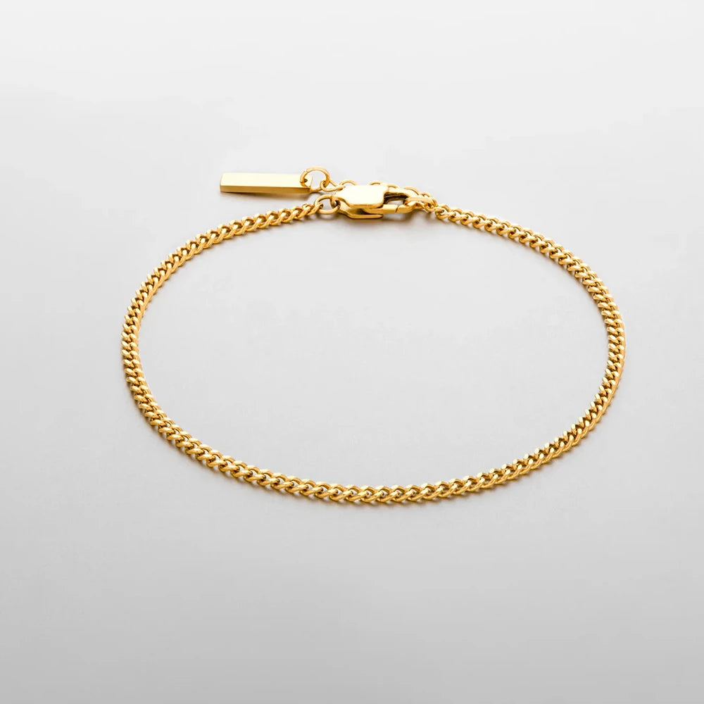 Cuban Bracelet - Gold - BRAVAN Cuban Bracelet - Gold  (Store description)