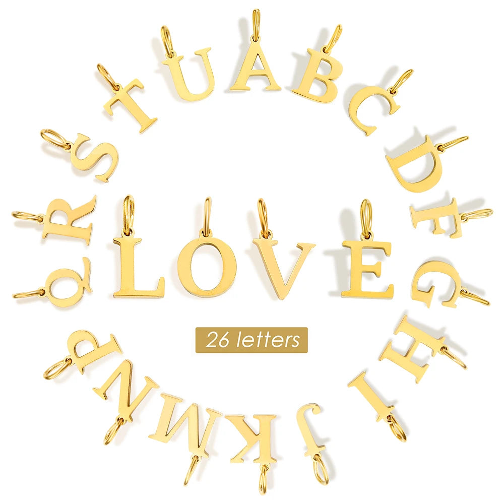 Initial Pendants - Gold
