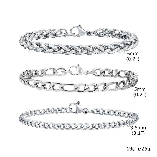 Bracelet Sets - Silver - BRAVAN Bracelet Sets - Silver  (Store description)