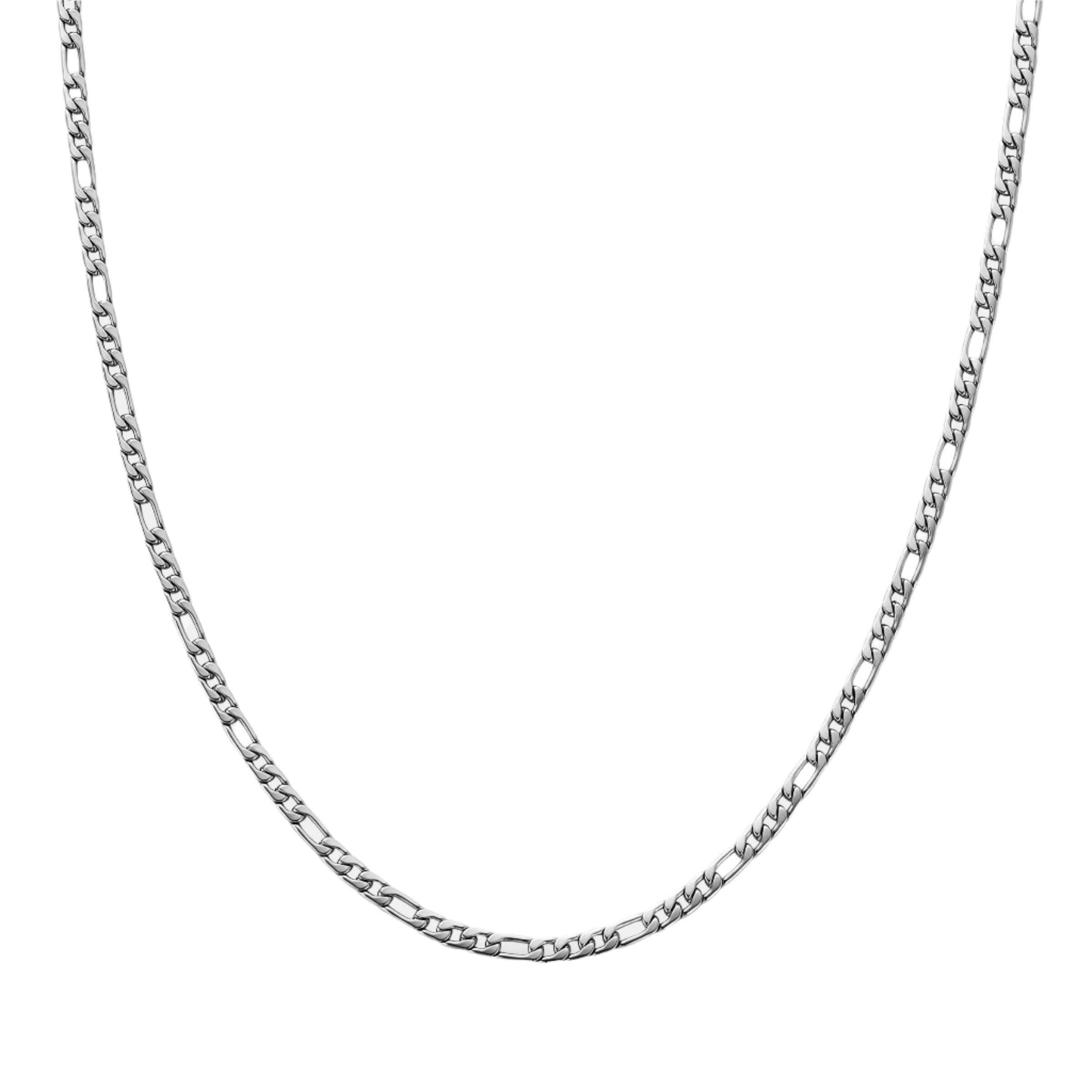 Figaro Necklace 5MM - Gold - BRAVAN Figaro Necklace 5MM - Gold  (Store description)