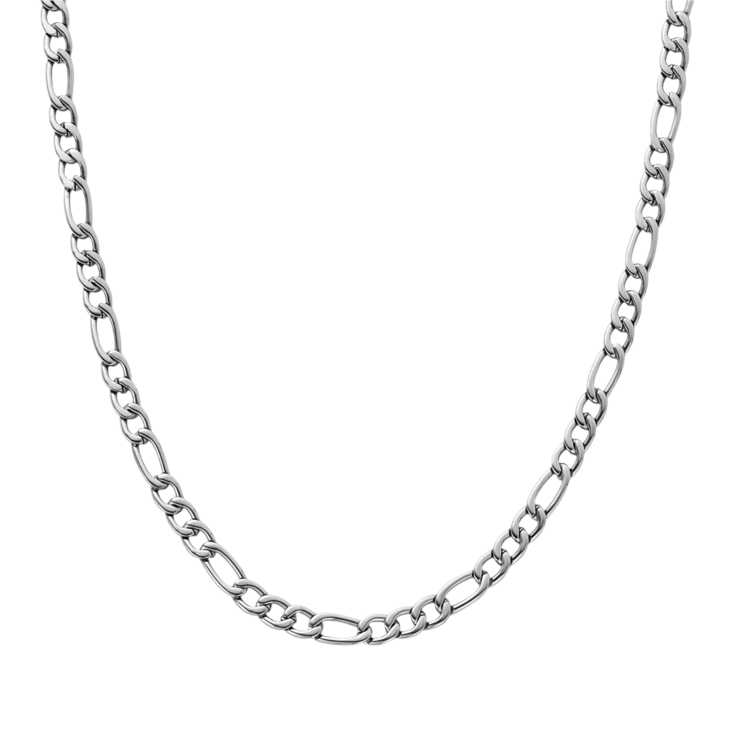 Figaro Necklace 5MM - Gold - BRAVAN Figaro Necklace 5MM - Gold  (Store description)